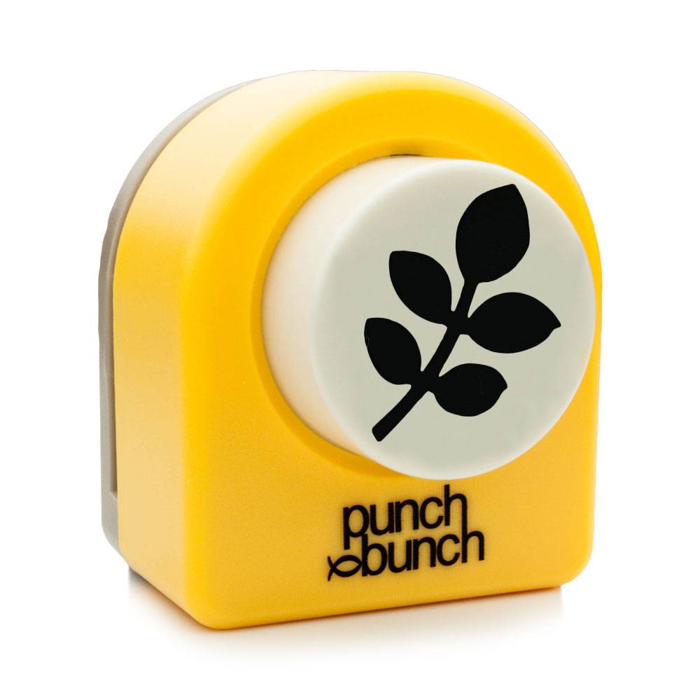 Ash Leaf Logo - Punch Bunch Large Punch - Ash Leaf (4/Ashleaf) - Craftlines