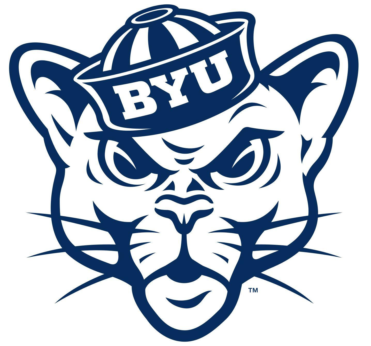 Cool Cougars Logo - Secondary 'sailor cougar' logo reinforces BYU's tradition