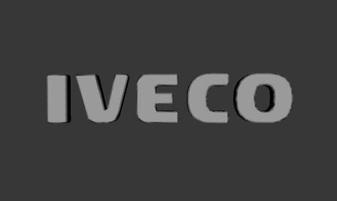Iveco Logo - Iveco Logo Not Textured 3D model | CGTrader