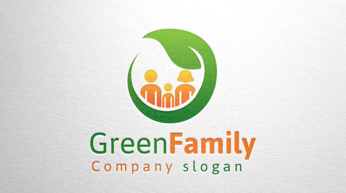Green Family Logo - Green - Family - Social Logo - Logos & Graphics