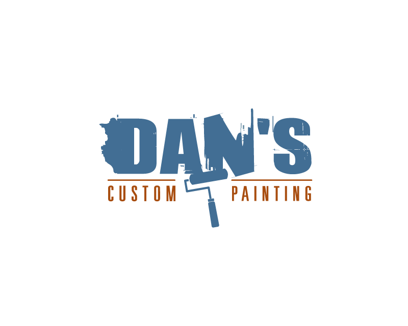 Custom Painting Logo - Dan's Custom Painting Logo. Graphic Design. MorningStar Media