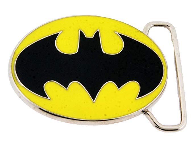 Small Batman Logo - Yellow and Black BATMAN Logo Belt BUCKLENEW Batman Kids