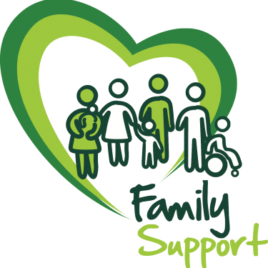 Green Family Logo - Supporting you | Family Support