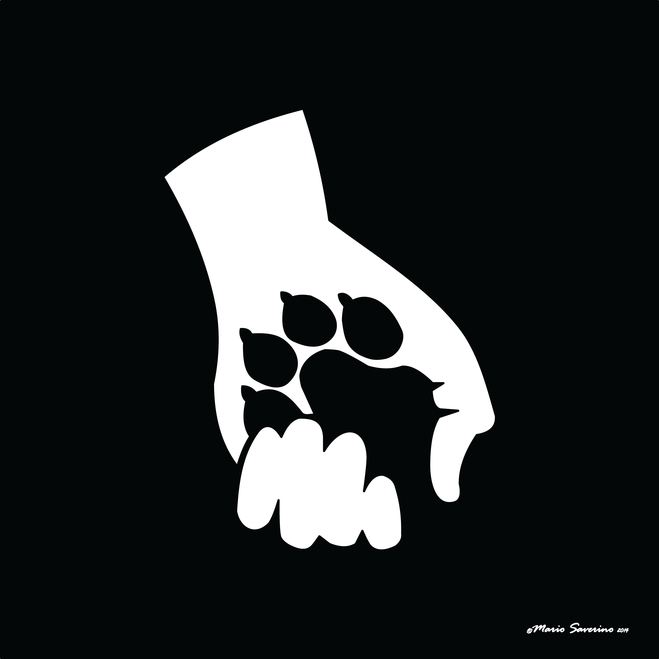 Hand Paw Logo - Best Friends