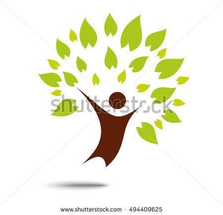 Green Family Logo - Green family tree sign and symbol. logo design. Symbols, Logo