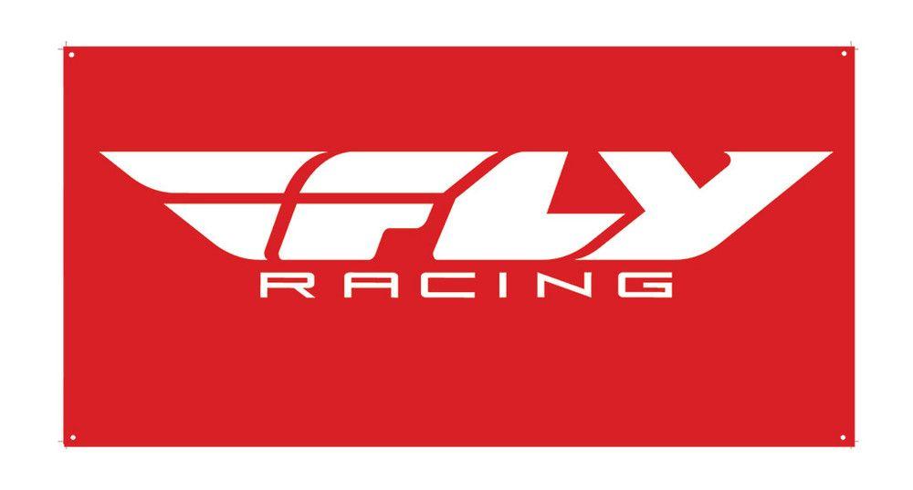 Red Fly Logo - Trackside Red w/Corporate Logo Banners | FLY Racing | Motocross, MTB ...