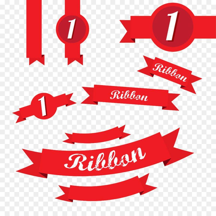 Red and Yellow Ribbon Logo - Ribbon Red Illustration - Creative ribbon vector material png ...