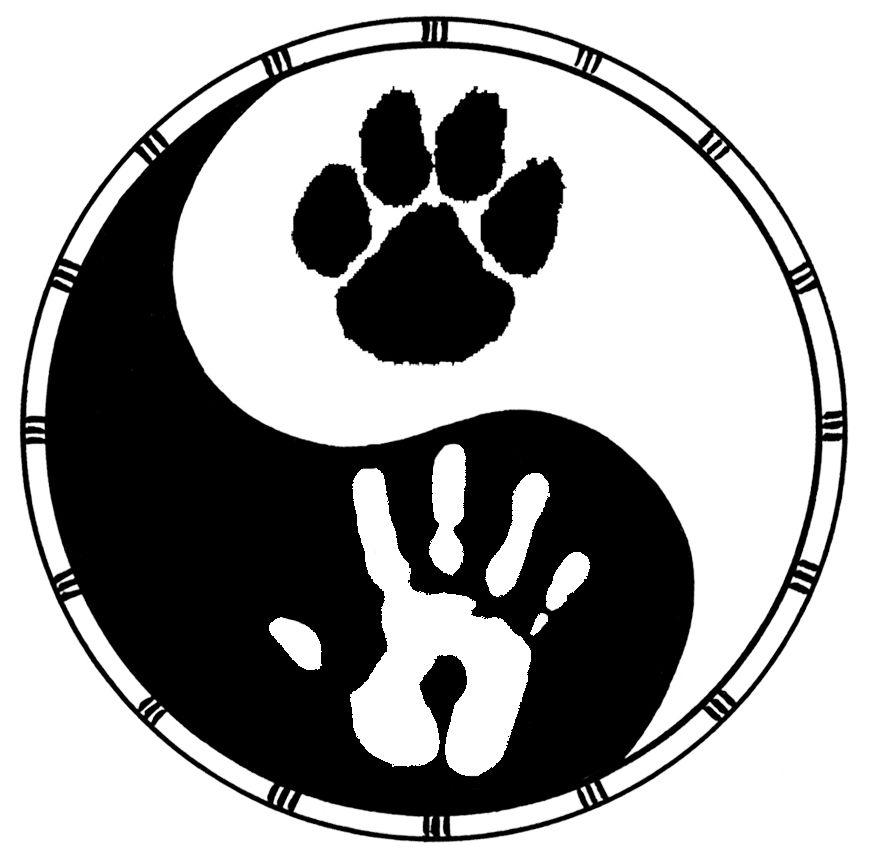 Hand Paw Logo - Paw n Hand dog training Logo - Clip Art Library