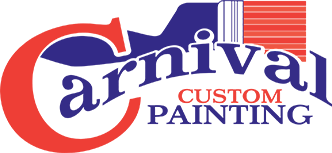Custom Painting Logo - Professional Painting Company. Carnival Custom Painting. Flower