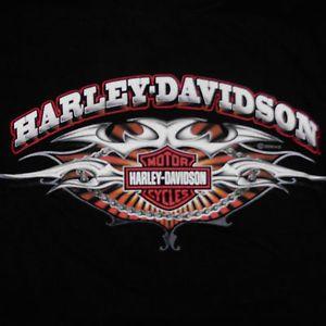 Harley-Davidson Logo - Harley Davidson Logo T Shirt Large Tribal Bar & Shield Motorcycle