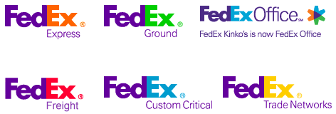 FedEx Air Logo - FedEx and the diverend FedEx logos