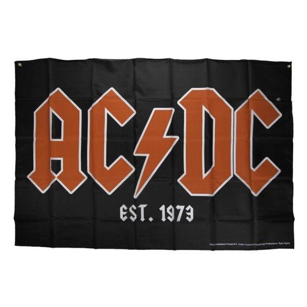 Official AC DC Logo - Red Logo Flag | Shop the AC/DC Official Store