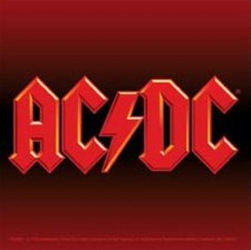 Official AC DC Logo - Official AC/DC Logo Square Sticker: Buy Online on Offer