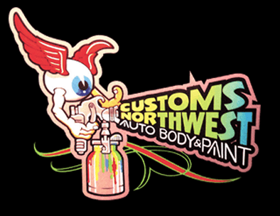 Custom Painting Logo - Best Auto Repair & Custom Painting. Olympia, WA