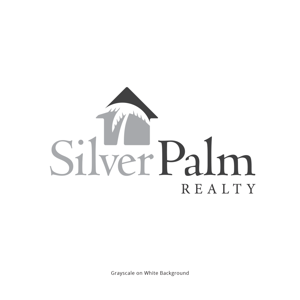 Silver Palm Logo - Real estate logo that Tip Top Design Stop created for Silver Palm Realty