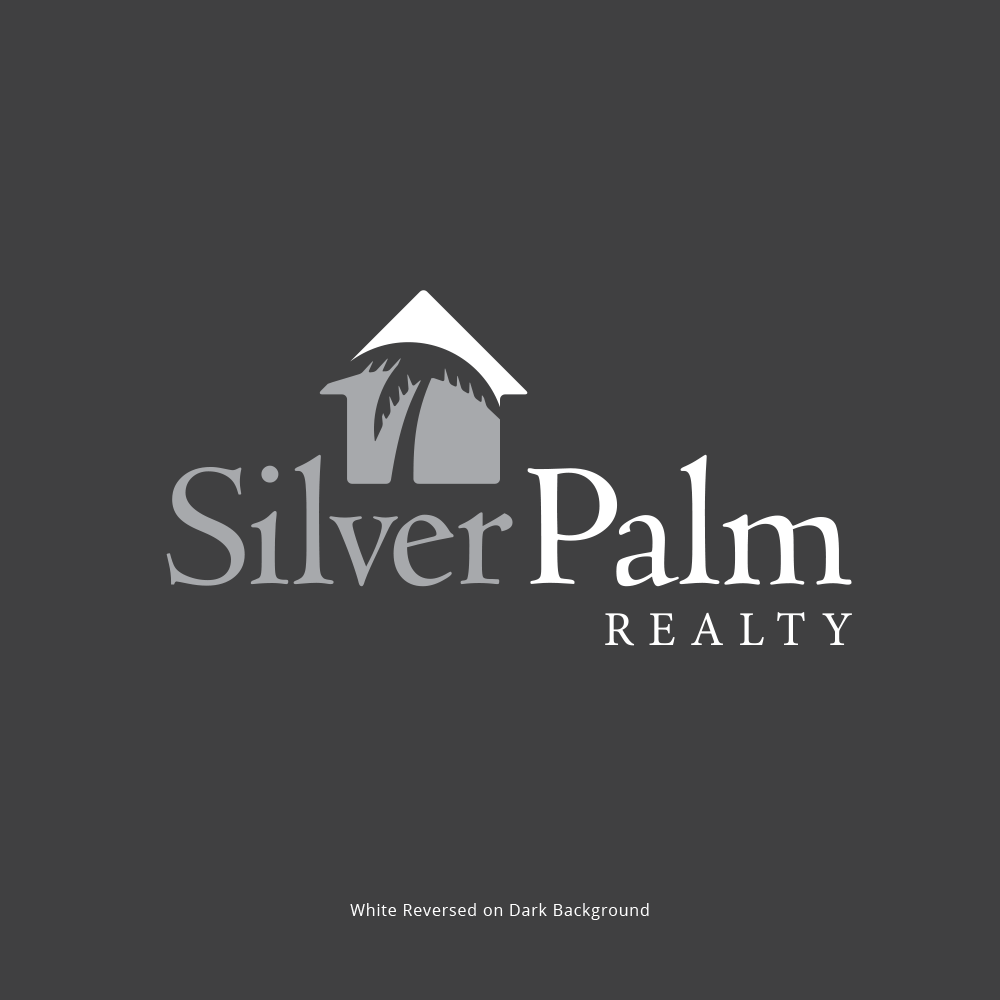 Silver Palm Logo - Real estate logo that Tip Top Design Stop created for Silver Palm Realty