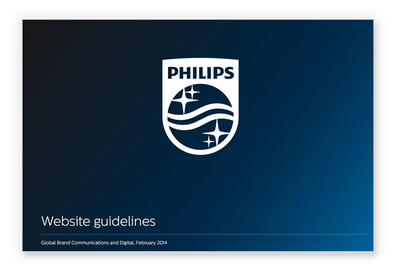 Royal Philips Logo - Philips, Brand refresh digital guidelines