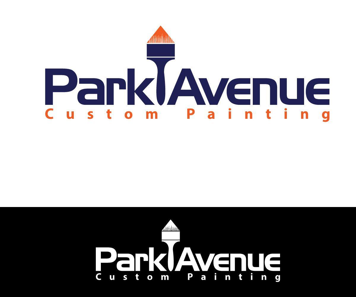 Custom Painting Logo - Modern, Upmarket, It Company Logo Design for Park Avenue Custom