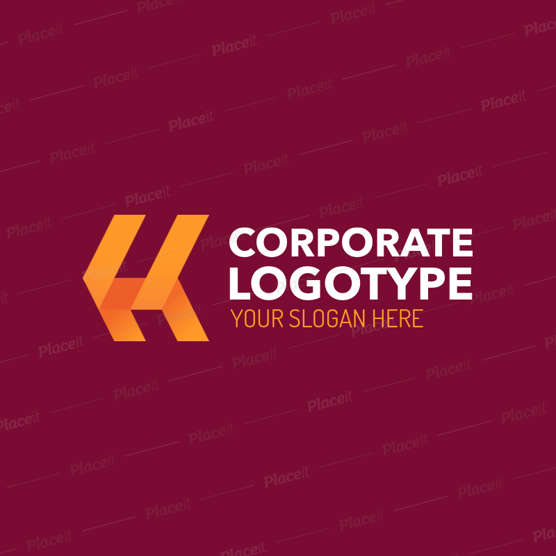 Maroon Company Logo - Placeit - Company Logo Maker for a Corporate Logotype