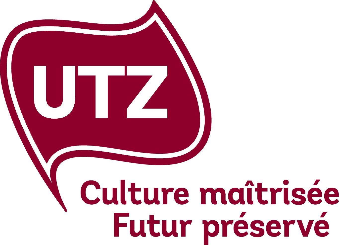 Red Corporate Logo - UTZ UTZ Corporate logo payoff French - UTZ