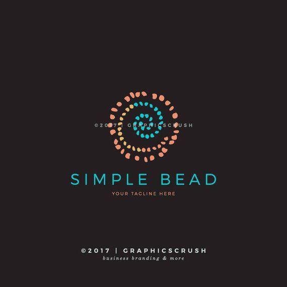 Bead Logo - Beads Logo Design Jewelry Logo Design Bracelet Logo Necklace | Etsy