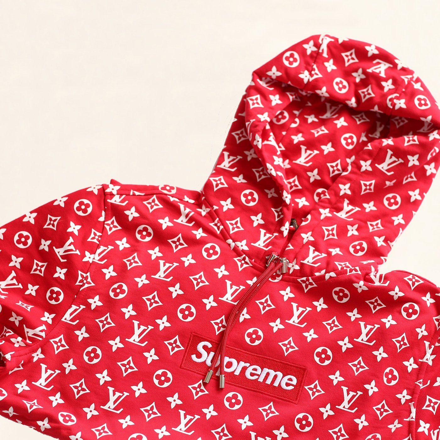 Louis Vuitton Supreme Red Logo - Louis Vuitton. Supreme Red Epi Keepall Bandouliere Duffle Bag