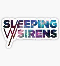 Sleeping W Sirens Logo - Sleeping With Sirens Stickers | Redbubble