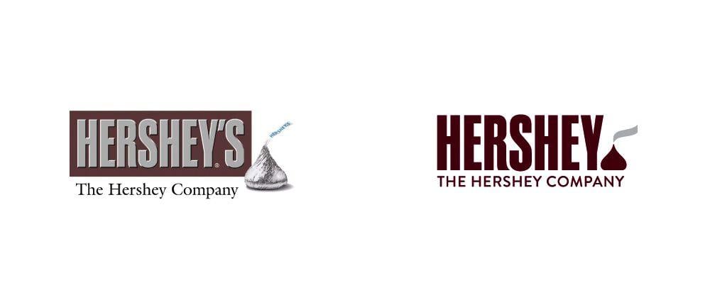 Maroon Company Logo - Brand New: New Logo and Identity for The Hershey Company done In ...
