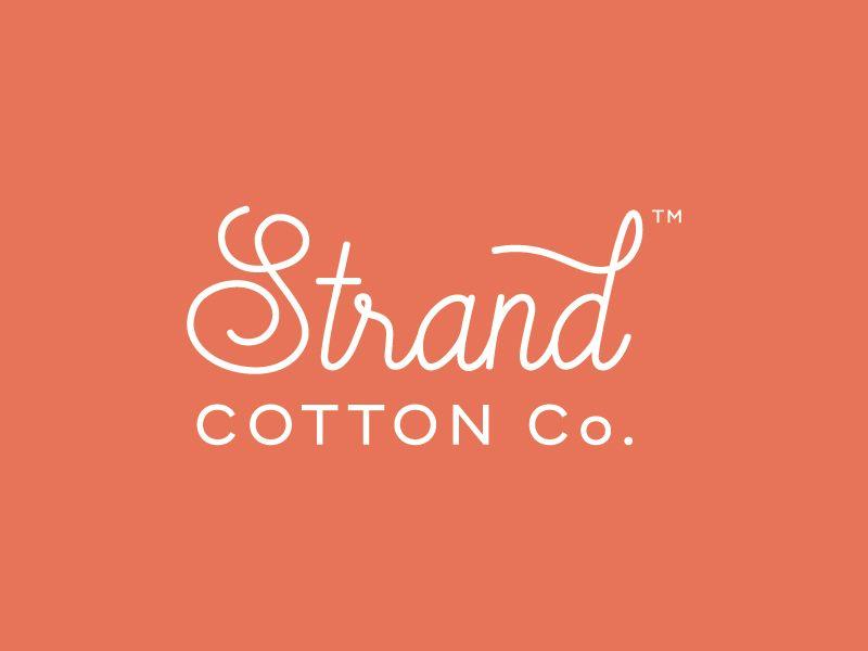Maroon Company Logo - Strand Cotton Company Logo by Erika Firm | Dribbble | Dribbble