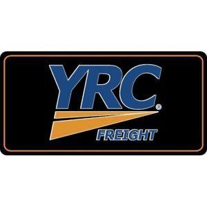 YRC Freight Logo - yrc freight lines logo on black background license plate made in usa ...