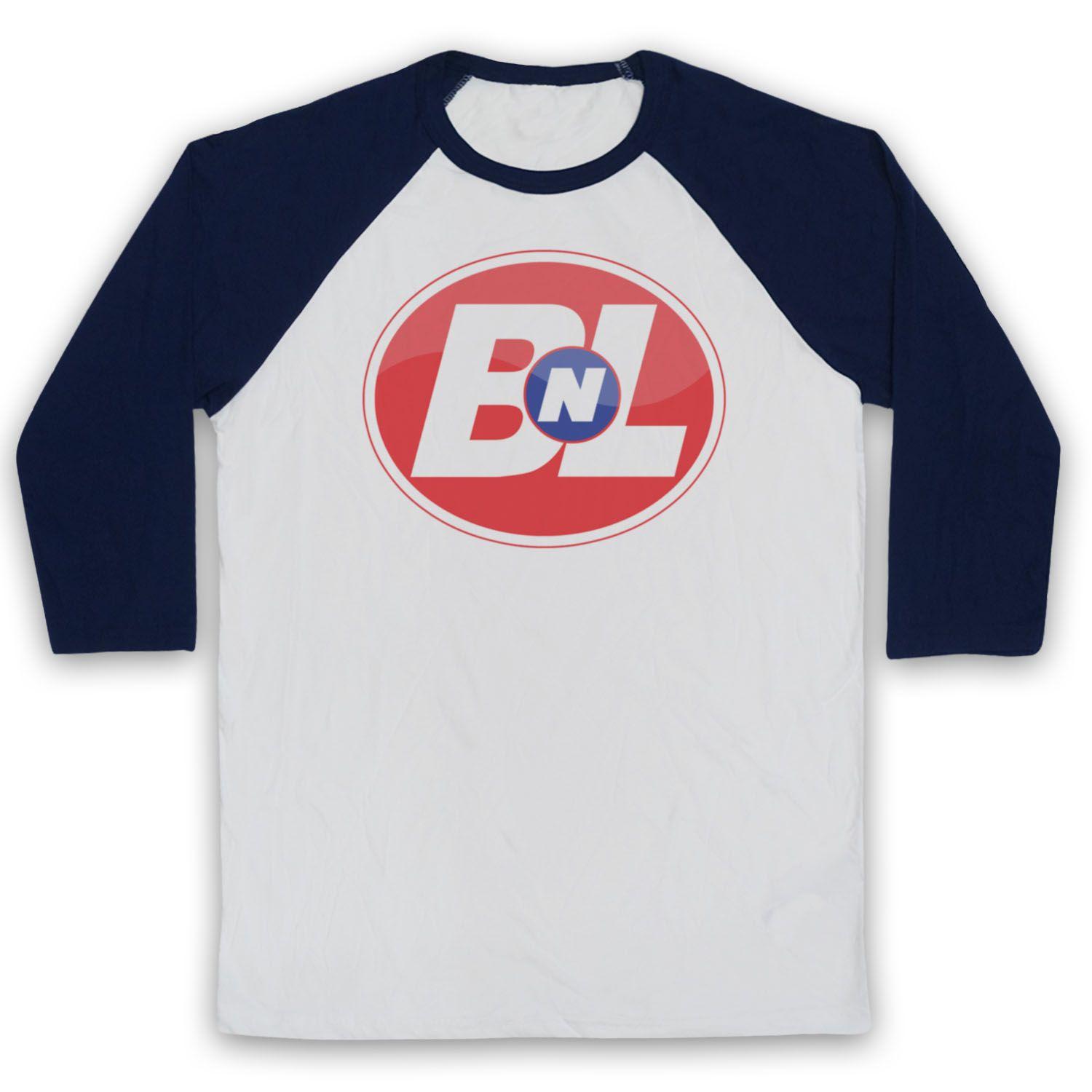 Blue and White E Logo - BUY N LARGE UNOFFICIAL WALL E LOGO SCI FI KIDS FILM 3 4 SLEEVE