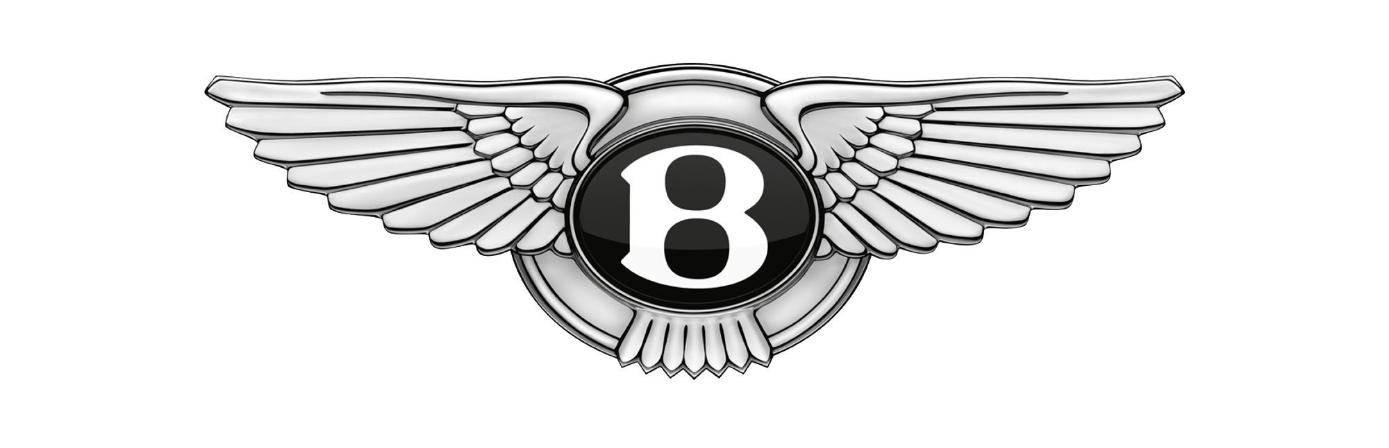 Black and White B Logo - Bentley Logo Meaning and History. Symbol Bentley. World Cars Brands