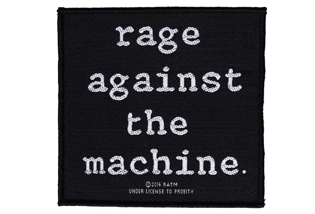 Rage Against the Machine Official Logo - Rage Against The Machine Woven Patch