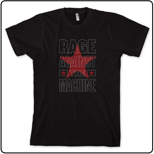 Rage Against the Machine Official Logo - Backstreetmerch | Stacked Star Logo | Official Merch