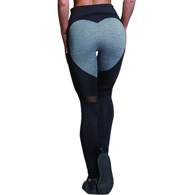 Heart Shaped Fitness Logo - New Fashion Heart Shaped Fitness Leggings High Waist Women Workout