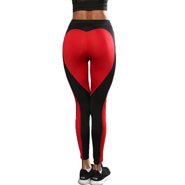 Heart Shaped Fitness Logo - Heart-Shaped Workout Leggings - Trendotrends