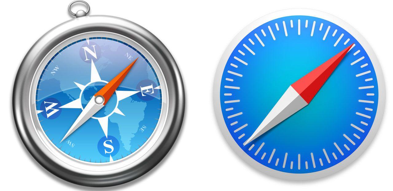 New Safari Logo - The New Icon Of OS X Yosemite Side By Side Comparison