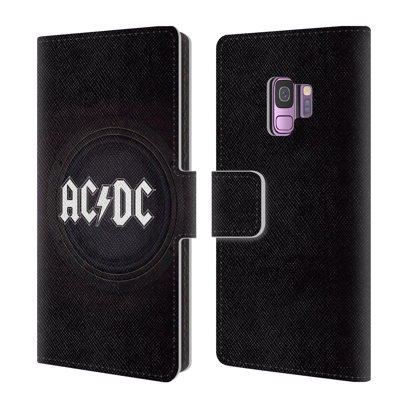 Official AC DC Logo - OFFICIAL AC/DC ACDC LOGO LEATHER BOOK WALLET CASE COVER FOR SAMSUNG ...