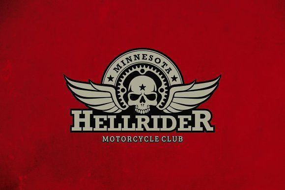Motorcycle Gang Logo - Motorcycle Club Logo ~ Logo Templates ~ Creative Market