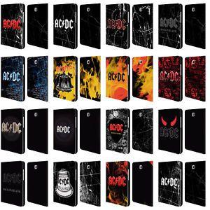 Official AC DC Logo - OFFICIAL AC/DC ACDC LOGO LEATHER BOOK CASE FOR SAMSUNG GALAXY ...