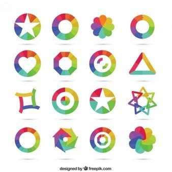 Rainbow Pattern Logo - Rainbow Logo Vectors, Photo and PSD files