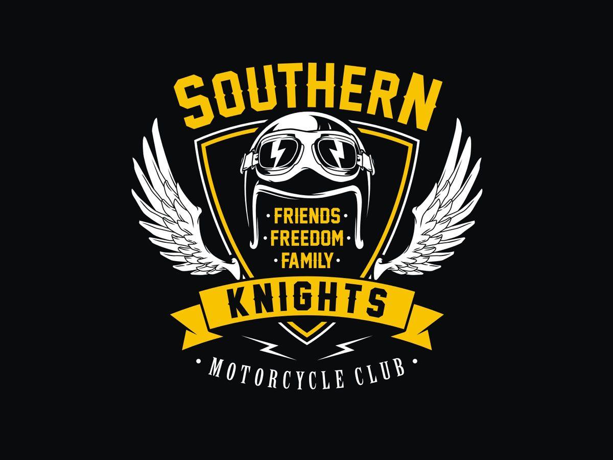 Motorcycle Gang Logo - Bold, Playful, Club Logo Design for Southern Knights MC