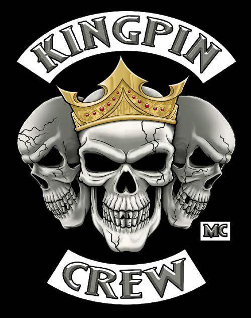 Gangs Logo - Biker Gang Logos Kingpin crew logo from their | Motorcycle | Biker ...