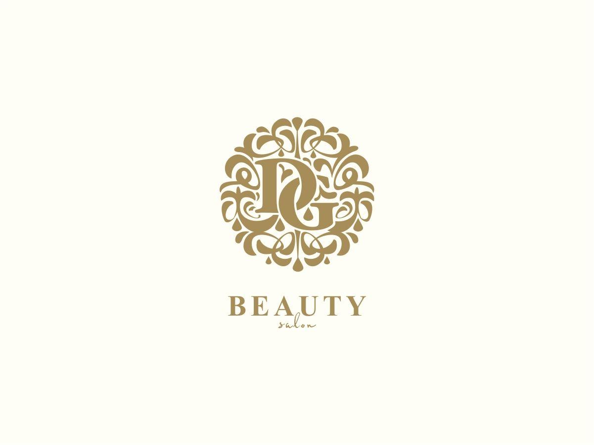 Modern Floral Logo - Modern, Feminine, Beauty Salon Logo Design for DG Beauty by iGyal ...