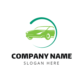 Green Circle Car Logo - Free Car & Auto Logo Designs | DesignEvo Logo Maker
