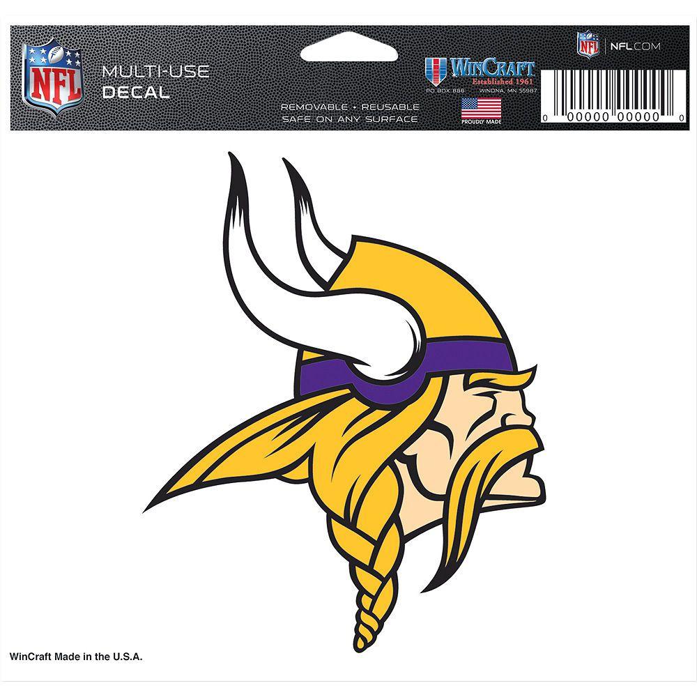 NFL Vikings Logo - Minnesota Vikings Logo Decal