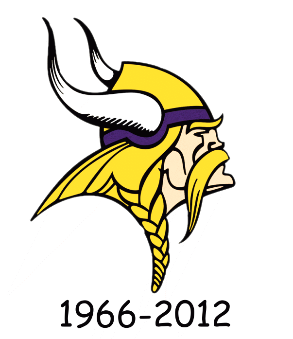 NFL Vikings Logo - vs 2013 Minnesota Vikings logo GIF comparison as request by /u