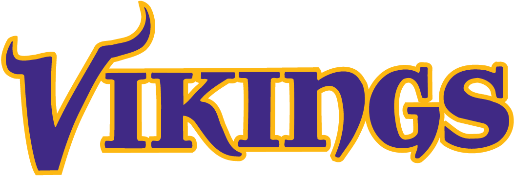 NFL Vikings Logo - Minnesota Vikings Wordmark Logo Football League NFL