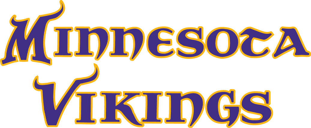 Minnesota Vikings Logo - Minnesota Vikings Wordmark Logo - National Football League (NFL ...