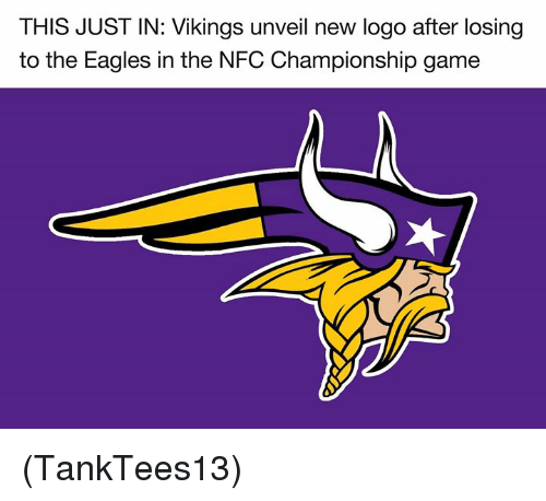 NFL Vikings Logo - THIS JUST IN Vikings Unveil New Logo After Losing to the Eagles